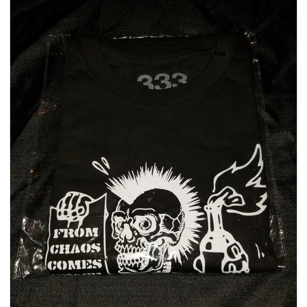 Half Evil " Punk Boy " $3.33 Tee - XXXL - Black